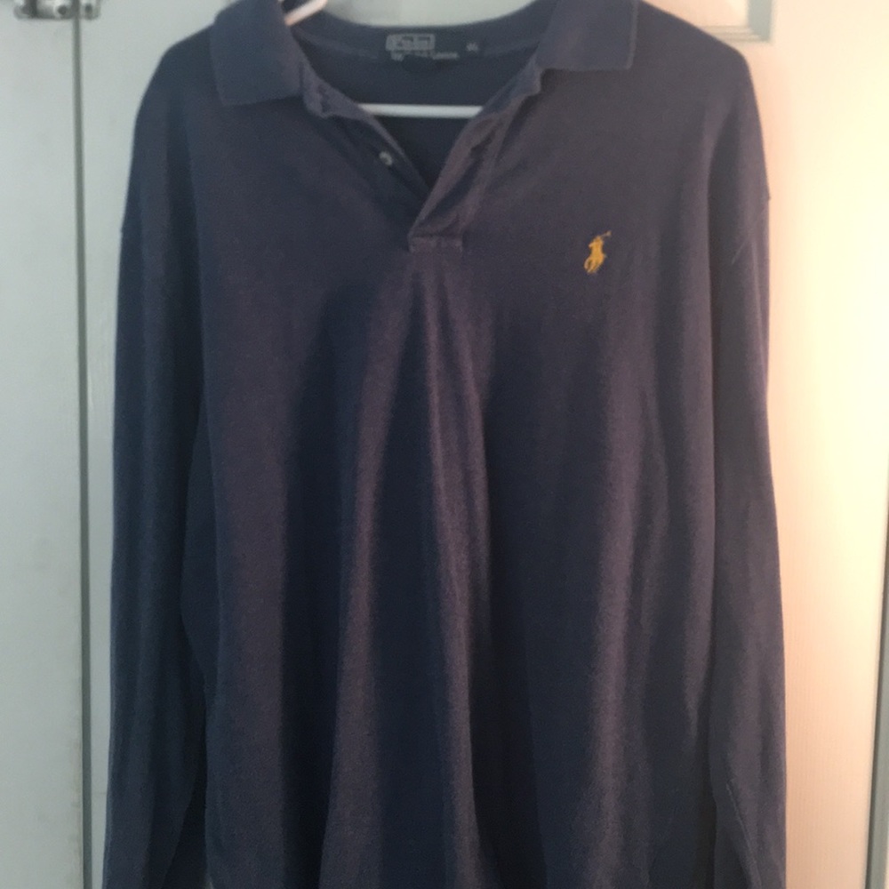 Long sleeve polo shirt